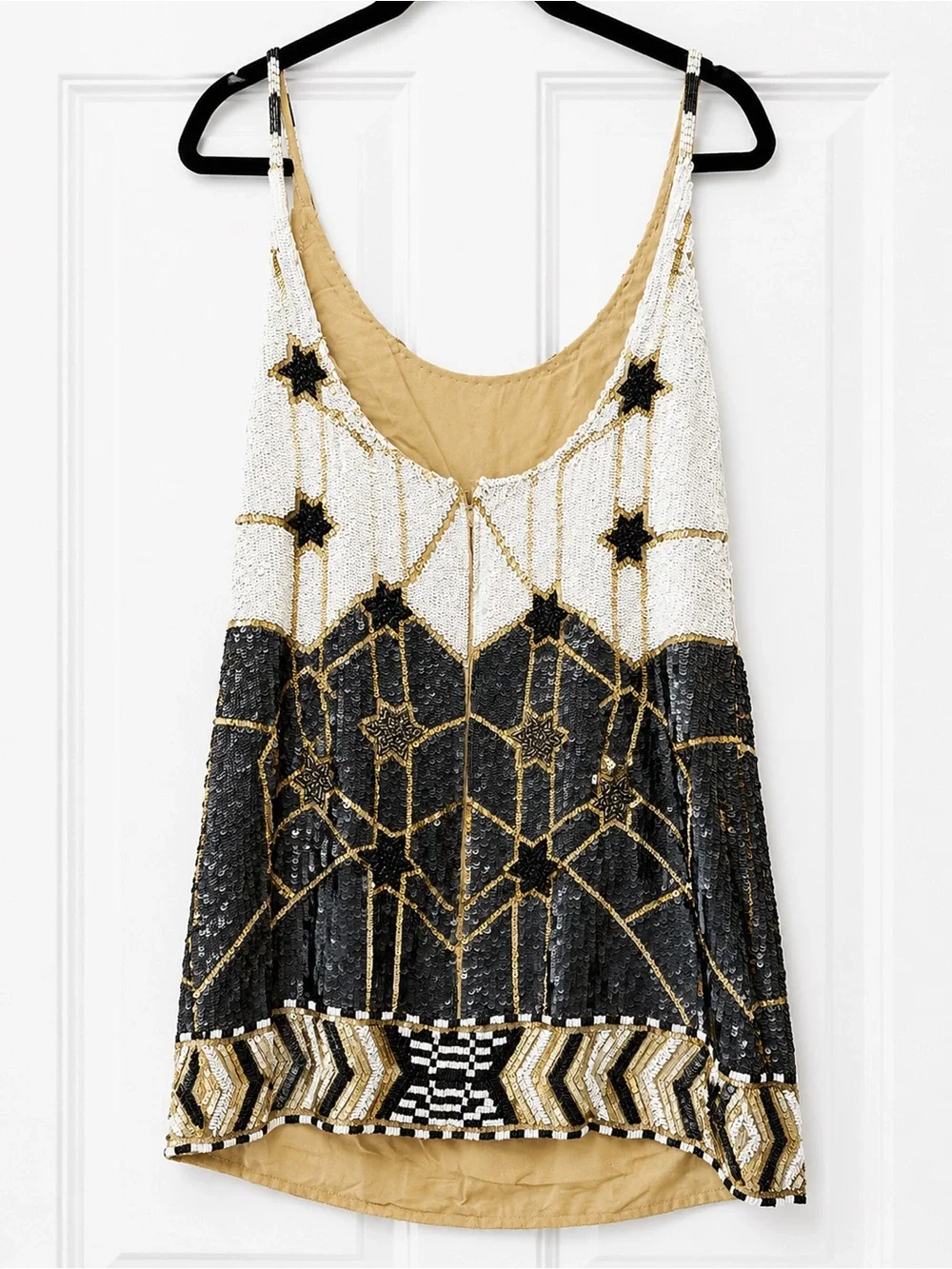 Anthropologie Bendito Pie Sequin Mini Dress size M EUC
